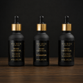 Oudie Beard Growth Oil in three scents